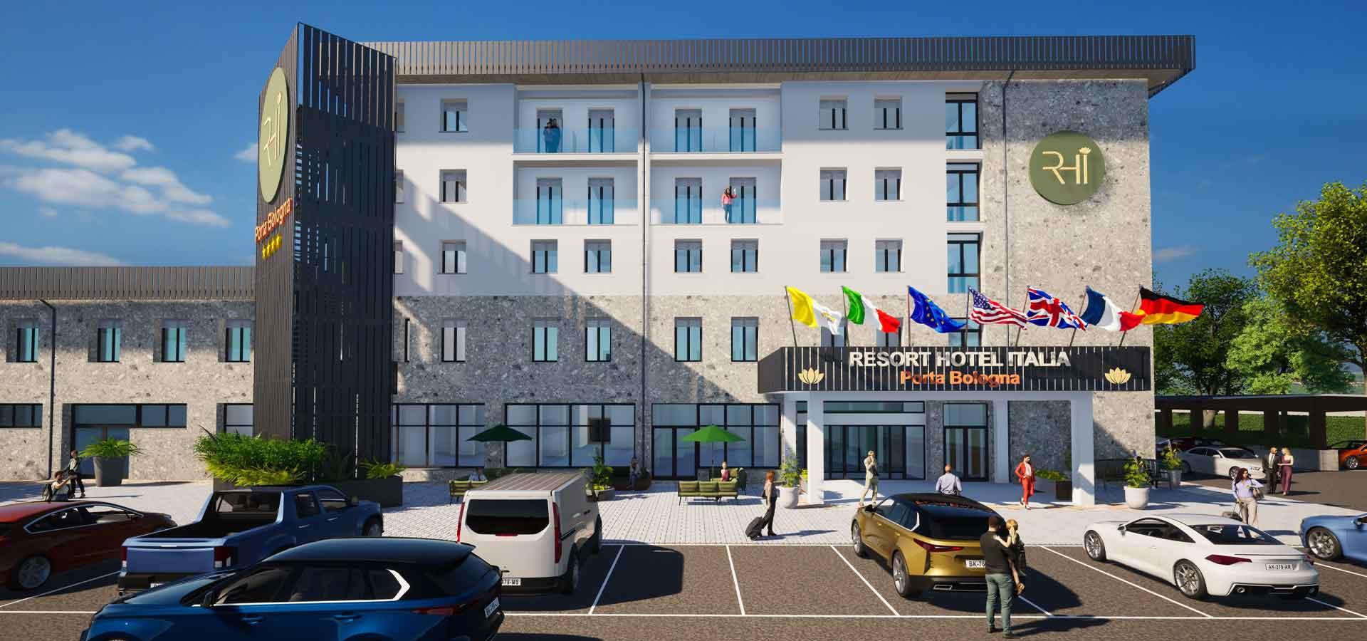 Rhi Porta Bologna Hotel Pieve di Cento Exterior foto